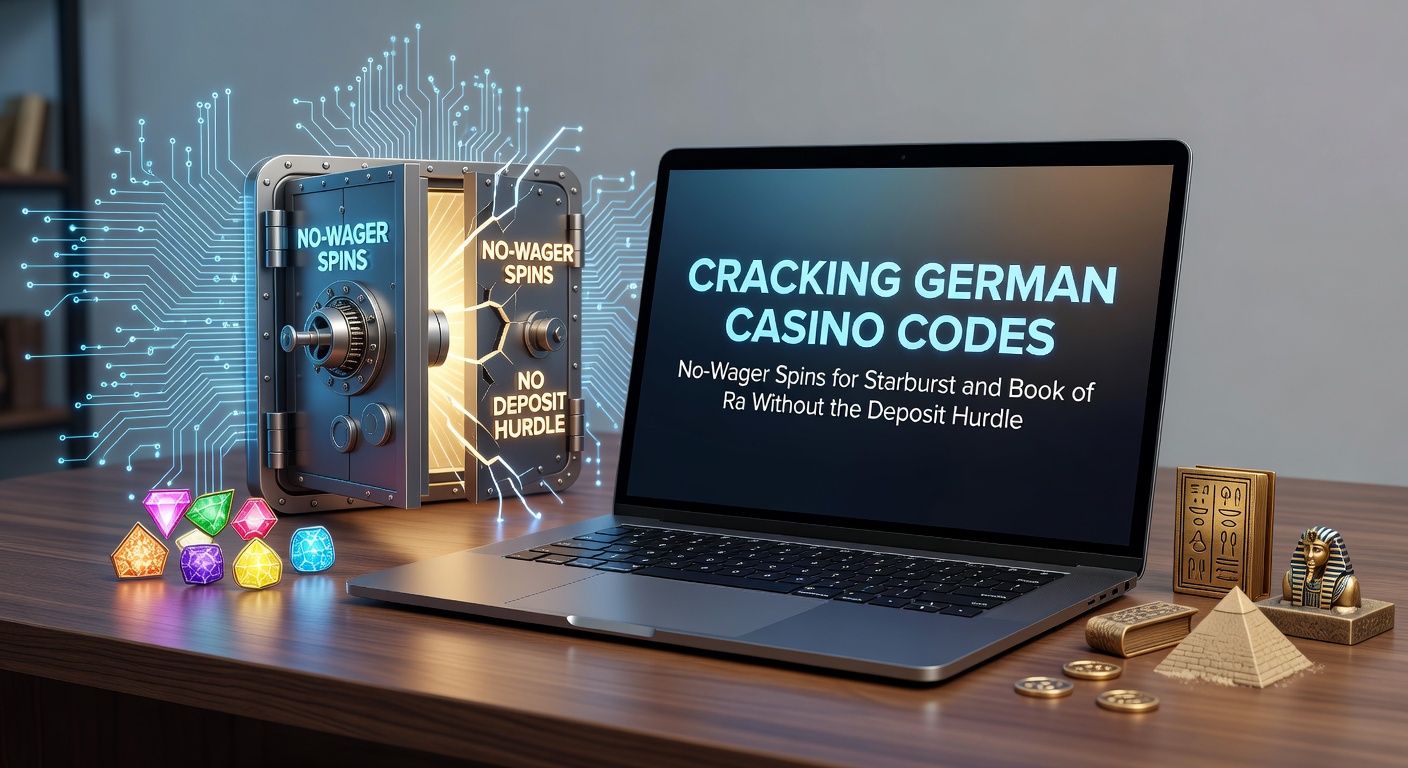 Bunte Casino-Symbole mit Starburst- und Book-of-Ra-Grafiken, die auf leuchtende Freispiel-Codes hinweisen